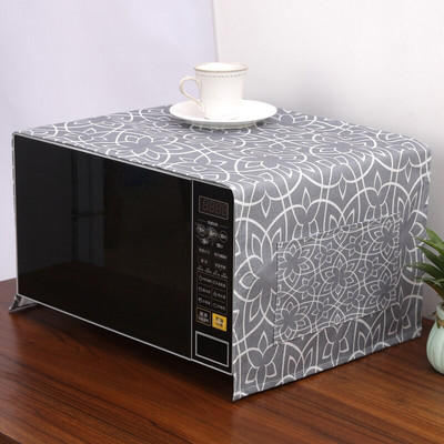 Režģi Pelēks Ziemeļvalstu kokvilnas veļa Universāls mikroviļņu krāsns vāks skaists Galanz putekļu vāks Geometric Line elektriskās cepeškrāsns vāks