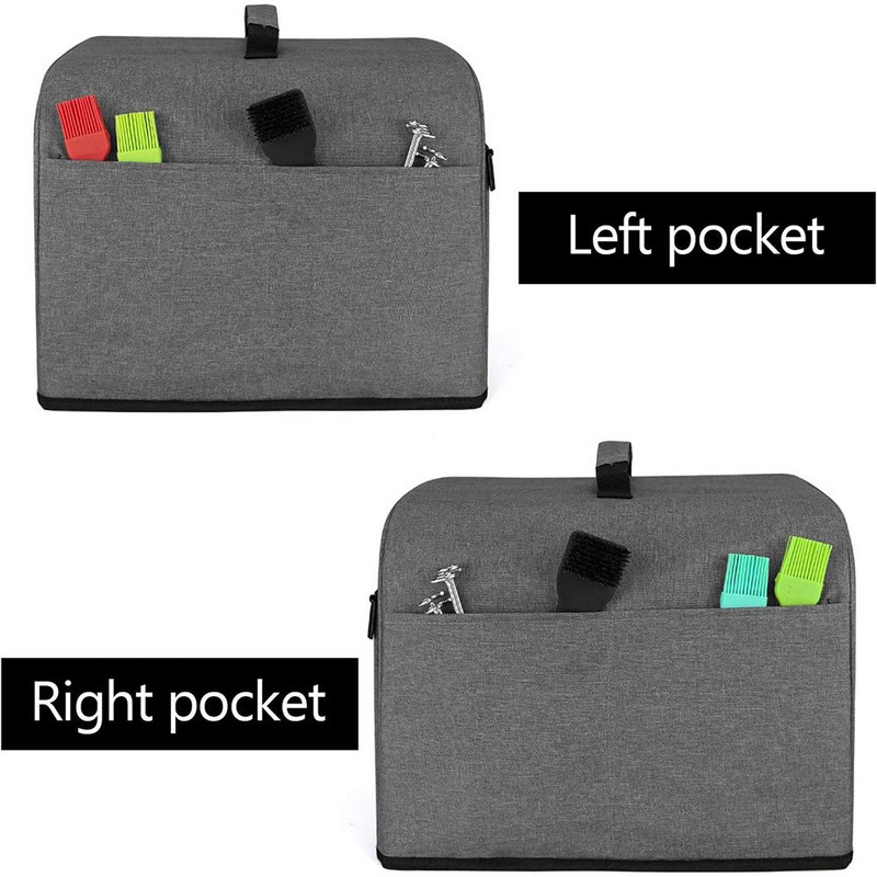 Ūdensnecaurlaidīgs virtuves cepeškrāsns vāks Mājas gaisa cepeškrāsns vāks Tostera pārsegs Virtuves putekļi ar kabatas pārsegu Ninja Foodi grila organizatoram