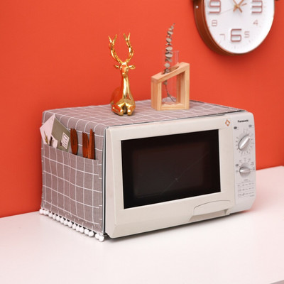 Putekļu pārsegs imitē kokvilnas un lina mikroviļņu krāsns pārsegus Virtuves aksesuāri mājas piederumiem mēbelēm mājsaimniecības dārzam