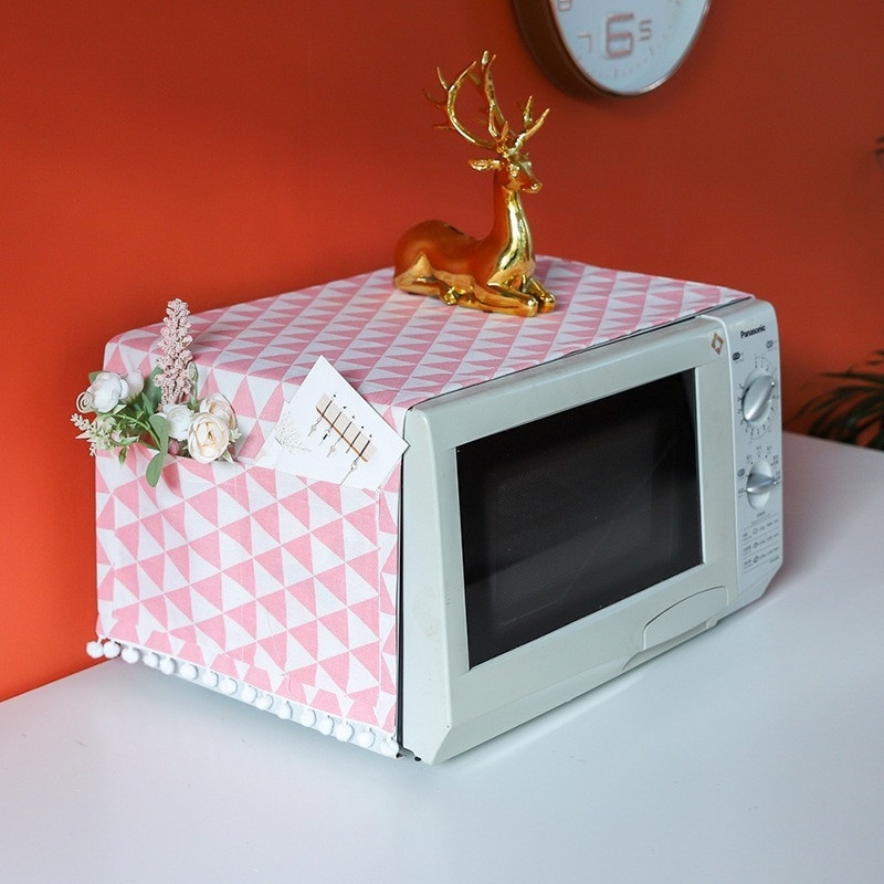 Putekļu pārsegs imitē kokvilnas un lina mikroviļņu krāsns pārsegus Virtuves aksesuāri mājas piederumiem mēbelēm mājsaimniecības dārzam