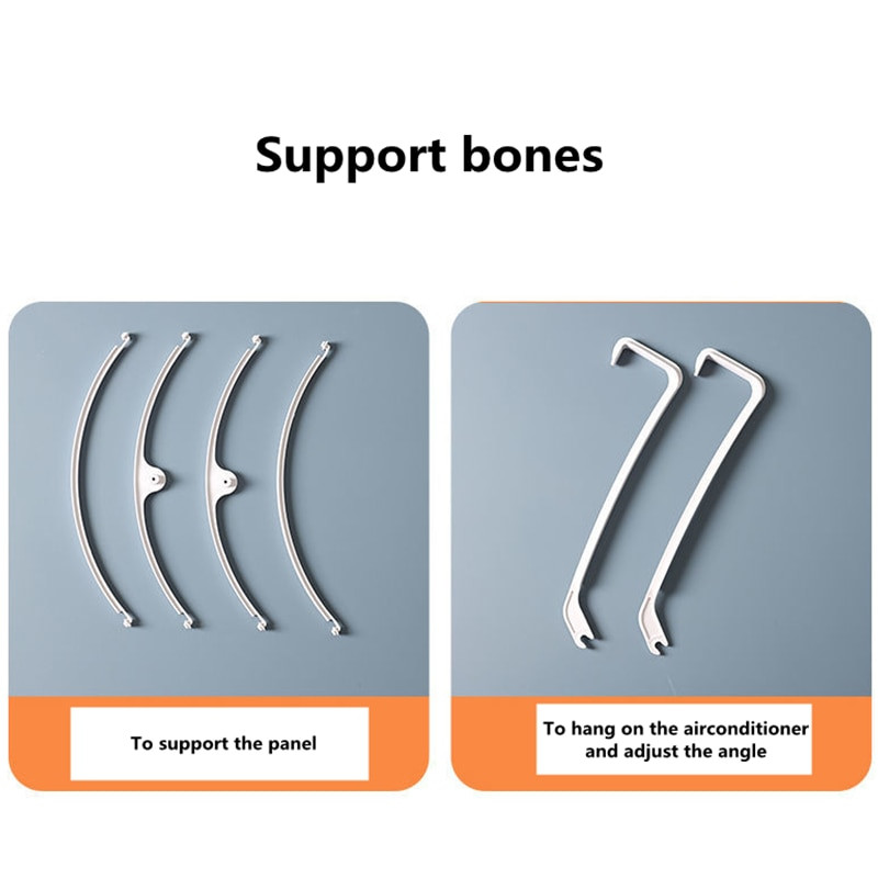 Konditsioneer tuulesuunaja Reguleeritav õhuga tuuleklaas jahutusega deflektoriga õhukonditsioneer Otsese puhumisvastane kaitsekilp kodukontori jaoks