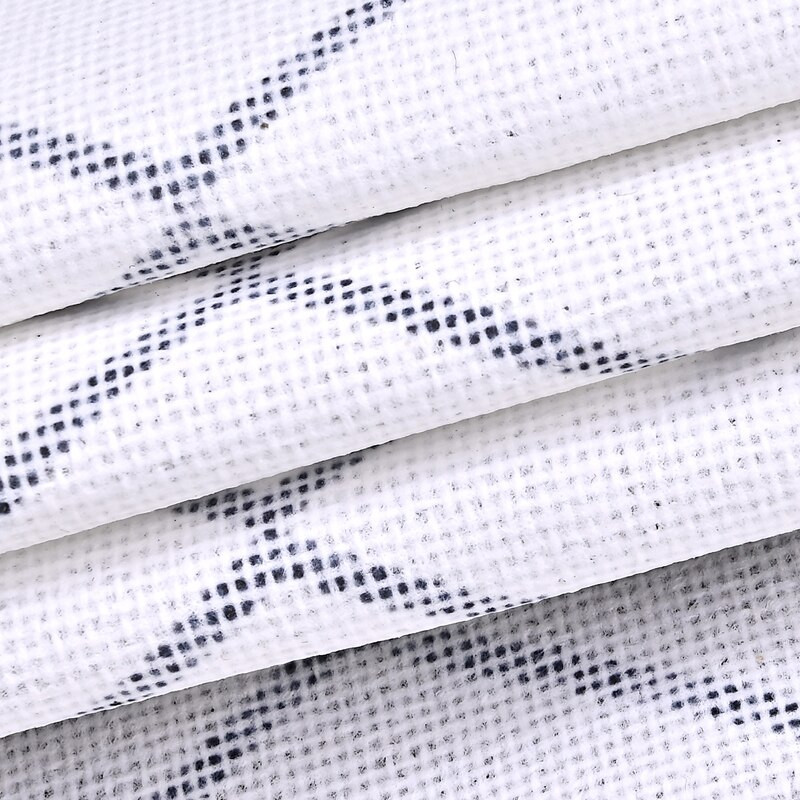 Balts vai melns Rhombus Grid NS Nordic kokvilnas lina universāls mikroviļņu krāsns pārsegs Pelēks Ģeometrisks putekļu vāks elektriskā cepeškrāsns pārsegs