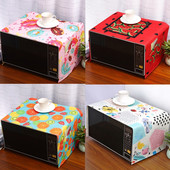 Cute Donut Foods Print Putekļu vāks Invertora mikroviļņu krāsns mikrotvaicēšanas un cepšanas mašīnai Lemon Fruit Lina Putekļu aizsargs