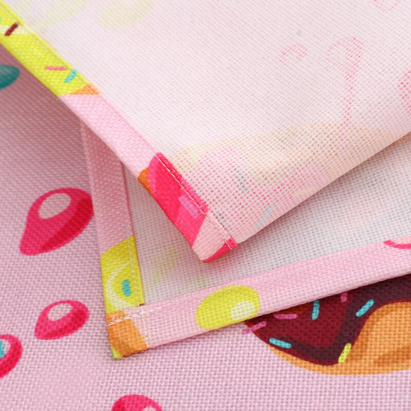 Cute Donut Foods Print Putekļu vāks Invertora mikroviļņu krāsns mikrotvaicēšanas un cepšanas mašīnai Lemon Fruit Lina Putekļu aizsargs