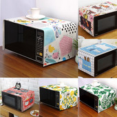 Korejas Bohēmijas ziedu mikroviļņu krāsns vāks Putekļu pārsegs Ziemeļvalstu kokvilnas veļa Kawaii Cute Cat karikatūras universāls vāks