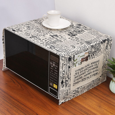 Korejas Bohēmijas ziedu mikroviļņu krāsns vāks Putekļu pārsegs Ziemeļvalstu kokvilnas veļa Kawaii Cute Cat karikatūras universāls vāks