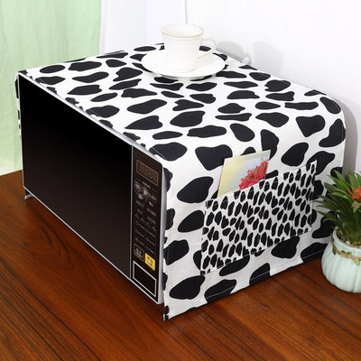 Korejas Bohēmijas ziedu mikroviļņu krāsns vāks Putekļu pārsegs Ziemeļvalstu kokvilnas veļa Kawaii Cute Cat karikatūras universāls vāks