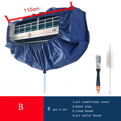 Poklopac klima uređaja Poklopac za pranje Zidni klima uređaj Čišćenje vodootporan Zaštitni poklopac za prašinu s remenom za zatezanje