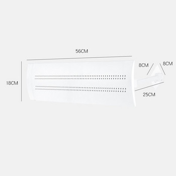 Universal Hollow Anti Direct Blowing Air Condition Εκτροπέας ανέμου Ρυθμιζόμενο κάλυμμα παρμπρίζ κλιματιστικού