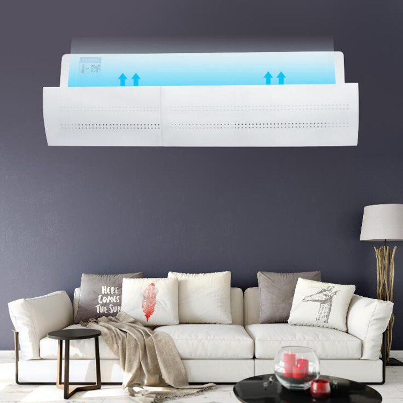 Univerzálny dutý deflektor proti priamemu fúkaniu klimatizácie, nastaviteľný kryt čelného skla klimatizácie