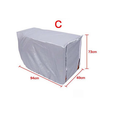 Välisõhu konditsioneeri kate Konditsioneer veekindel puhastuskate pesu tolmuvastane lumevastane puhastuskate 3 suurust