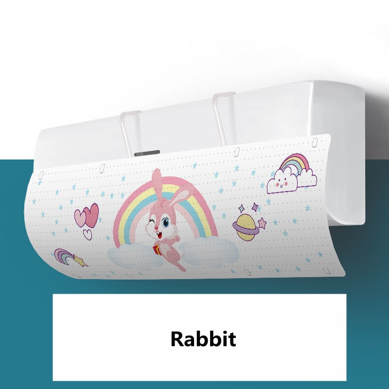 Nastaviteľný deflektor vetra pre klimatizáciu, domácnosť, proti priamemu fúkaniu vzduchu, závesný kryt klimatizácie