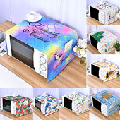 Capac de praf cu cântare de pește cu sirenă curcubeu pentru cuptor cu microunde cu invertor Pânză de praf cu dungi pentru mașină de copt cuptor cu microunde cu unde luminoase