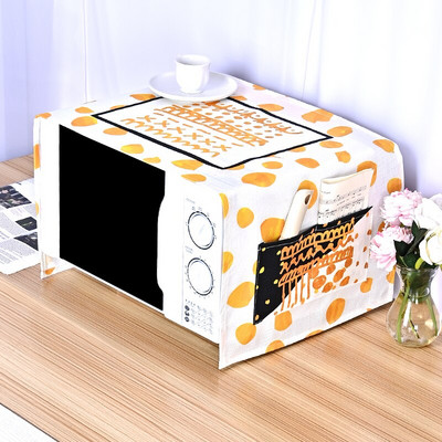 Capac de praf cu cântare de pește cu sirenă curcubeu pentru cuptor cu microunde cu invertor Pânză de praf cu dungi pentru mașină de copt cuptor cu microunde cu unde luminoase