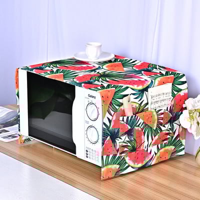 Capac de praf cu cântare de pește cu sirenă curcubeu pentru cuptor cu microunde cu invertor Pânză de praf cu dungi pentru mașină de copt cuptor cu microunde cu unde luminoase