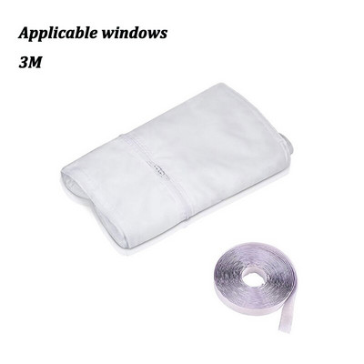 Τσιμούχα πόρτας παραθύρου Πανί κλιματιστικό Κλειδαριά αέρα Αφαιρούμενο εύκαμπτο κιτ στεγανοποίησης με φερμουάρ Φορητό κλιματιστικό σφράγισμα εξόδου αέρα