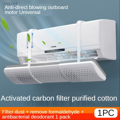 Čelné sklo klimatizácie, proti priamemu fúkaniu vzduchu, prepážka, zavesenie, univerzálny vzduchový sprievodca, bez inštalácie