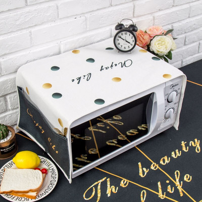 Σκανδιναβικό στυλ Κάλυμμα σκόνης φούρνου μικροκυμάτων από βαμβάκι και κάνναβη Cobertura para beterraba Cubierta de polvo para horno