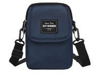 Ležérna textilná mini taška s nápisom