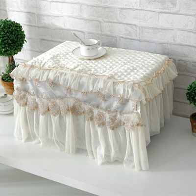 52x30x33cm Κάλυμμα φούρνου μικροκυμάτων υφασμάτινο κάλυμμα δαντέλας κήπου πετσέτα κάλυμμα λαδιού, ανθεκτικό στη σκόνη, πλενόμενο κάλυμμα ηλεκτρικού φούρνου