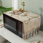 Κουζίνα οικιακής κουζίνας Jacquard Tassel Φούρνος μικροκυμάτων Κάλυμμα σκόνης owel Ηλεκτρικό κάλυμμα φούρνου Αδιάβροχο κάλυμμα φούρνου μικροκυμάτων