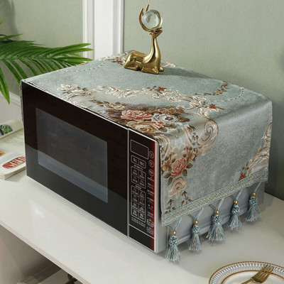 Κουζίνα οικιακής κουζίνας Jacquard Tassel Φούρνος μικροκυμάτων Κάλυμμα σκόνης owel Ηλεκτρικό κάλυμμα φούρνου Αδιάβροχο κάλυμμα φούρνου μικροκυμάτων