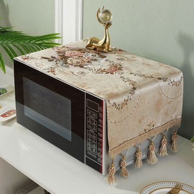 Κουζίνα οικιακής κουζίνας Jacquard Tassel Φούρνος μικροκυμάτων Κάλυμμα σκόνης owel Ηλεκτρικό κάλυμμα φούρνου Αδιάβροχο κάλυμμα φούρνου μικροκυμάτων