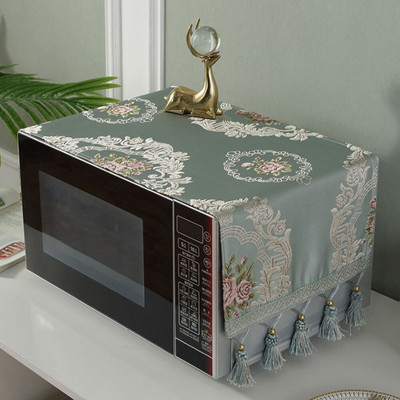 Κουζίνα οικιακής κουζίνας Jacquard Tassel Φούρνος μικροκυμάτων Κάλυμμα σκόνης owel Ηλεκτρικό κάλυμμα φούρνου Αδιάβροχο κάλυμμα φούρνου μικροκυμάτων