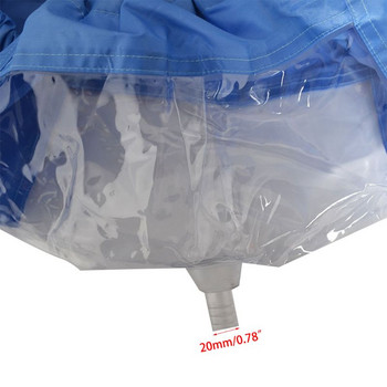 Синя монтирана на стена чанта за почистване на климатик Разделена чанта за почистване на климатик Капак за миене Водоустойчив протектор за 1p