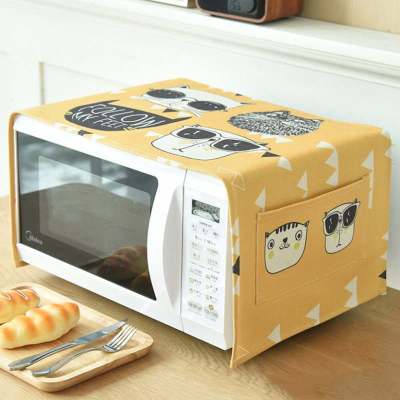 Κάλυμμα πετσέτας φούρνου μικροκυμάτων Ηλεκτρικό κάλυμμα φούρνου μικροκυμάτων οικιακής χρήσης κάλυμμα φούρνου μικροκυμάτων από πολυεστέρα Αξεσουάρ κουζίνας