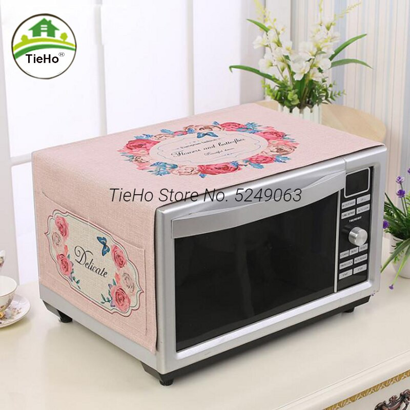 Poklopac za mikrovalnu pećnicu s više uzoraka Poklopac za prašinu za pećnicu s vrećicom za pohranu Kuhinjski dodaci Uređenje doma Poklopac za mikrovalnu pećnicu