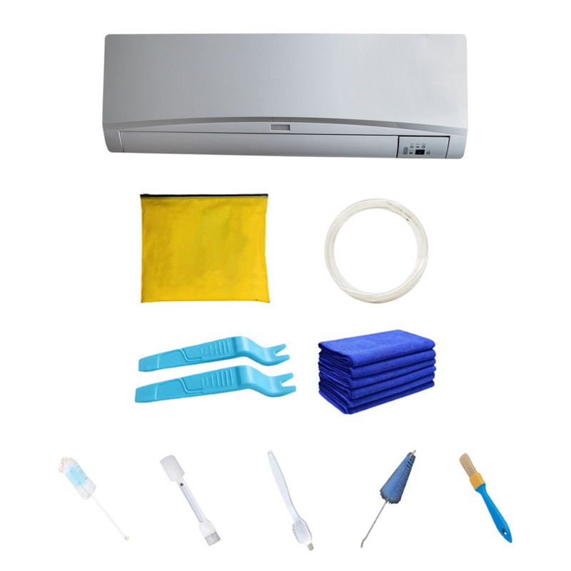 Sada na čistenie klimatizácie, čistiaci kryt na delené klimatizácie, sada na umývanie a čistenie vodovodného potrubia, vrecko na klimatizáciu pre domácu klimatizáciu