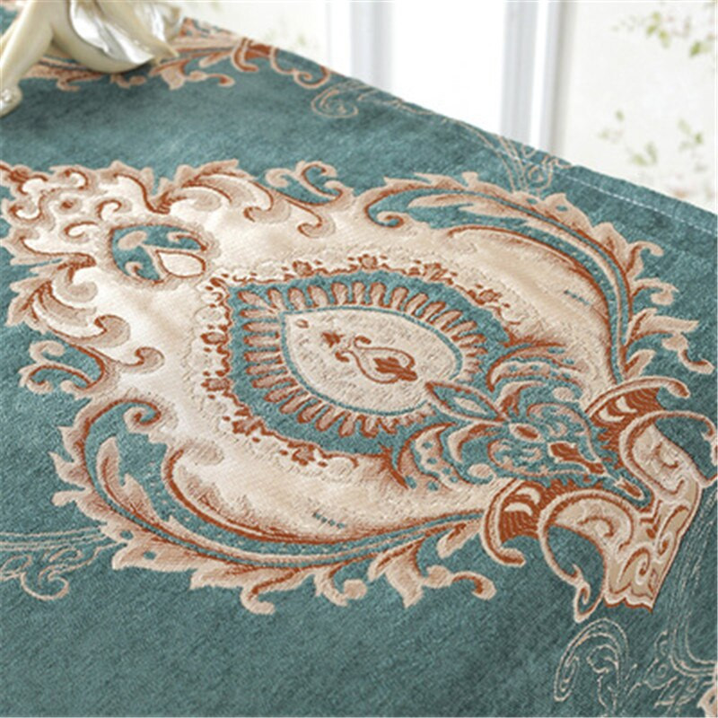 Capac de lux pentru cuptor cu microunde în stil european nou 33*100 cm Capac albastru pentru cuptor Accesorii pentru bucătărie Față de masă Prosop Husă rezistentă la praf