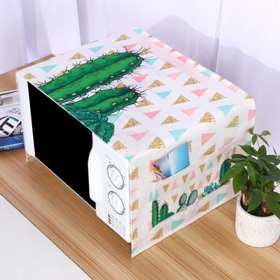 Acoperire superioară pentru cuptor cu microunde cu model de zebră drăguț, din bumbac, lenjerie de praf, protectie pentru mașină, capacul decorativ pentru aparate de bucătărie