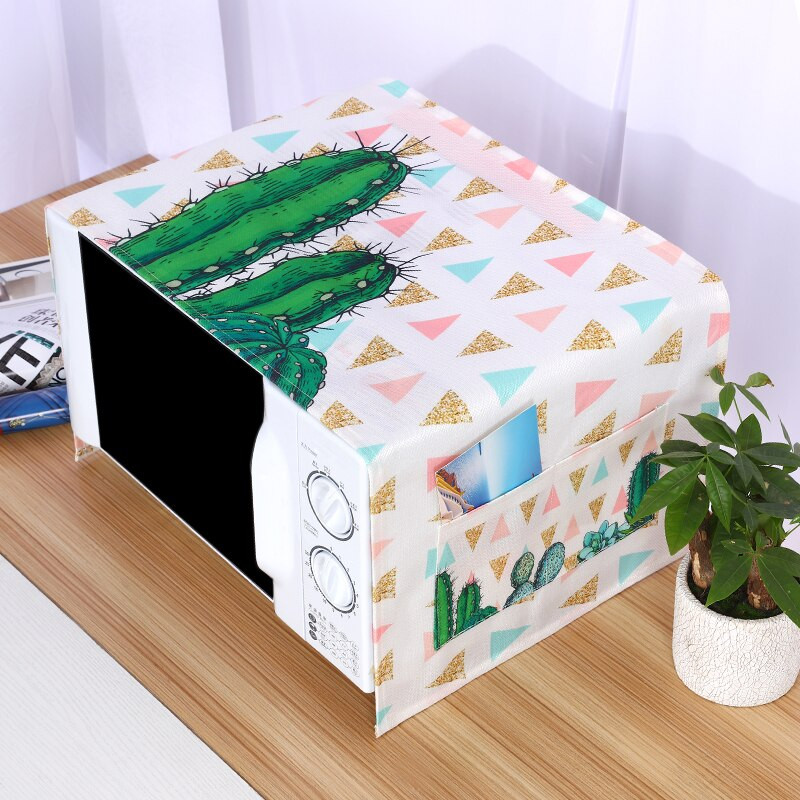 Acoperire superioară pentru cuptor cu microunde cu model de zebră drăguț, din bumbac, lenjerie de praf, protectie pentru mașină, capacul decorativ pentru aparate de bucătărie