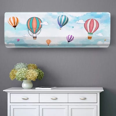 Kryt na klimatizáciu, závesný kryt na klimatizáciu, látkový kryt na klimatizáciu, all inclusive severský vešiak na spálňu, závesný bytový dekor