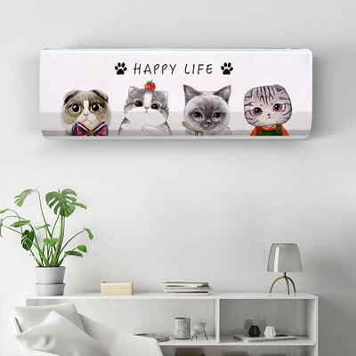 Kryt na klimatizáciu, závesný kryt na klimatizáciu, látkový kryt na klimatizáciu, all inclusive severský vešiak na spálňu, závesný bytový dekor