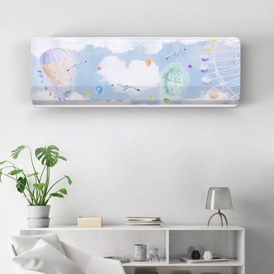 Kryt na klimatizáciu, závesný kryt na klimatizáciu, látkový kryt na klimatizáciu, all inclusive severský vešiak na spálňu, závesný bytový dekor