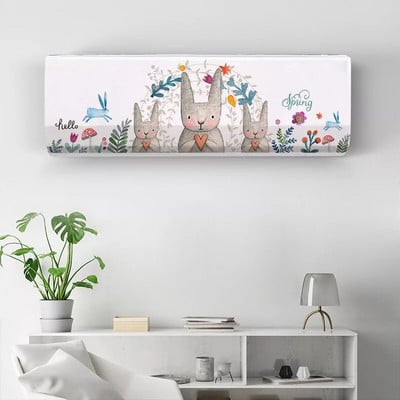 Kryt na klimatizáciu, závesný kryt na klimatizáciu, látkový kryt na klimatizáciu, all inclusive severský vešiak na spálňu, závesný bytový dekor