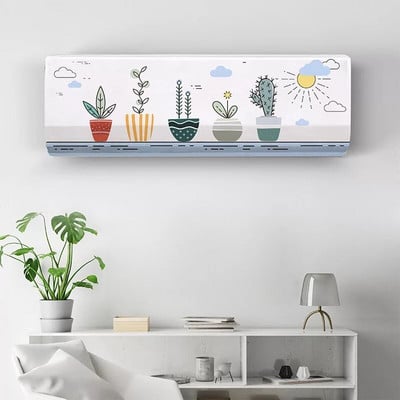 Kryt na klimatizáciu, závesný kryt na klimatizáciu, látkový kryt na klimatizáciu, all inclusive severský vešiak na spálňu, závesný bytový dekor