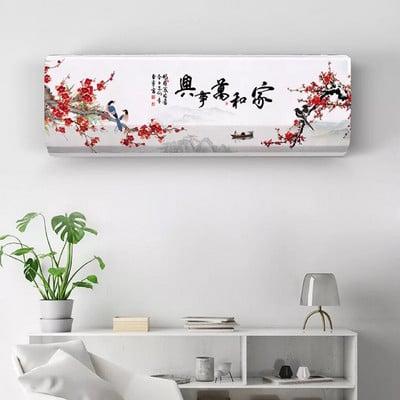 Kryt na klimatizáciu, závesný kryt na klimatizáciu, látkový kryt na klimatizáciu, all inclusive severský vešiak na spálňu, závesný bytový dekor