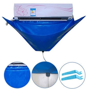 Капак за почистване на климатик с водопроводна тръба Скрепер за кърпи Машина за окачване под 1.5p Водоустойчива прахосиня защитна чанта Гореща