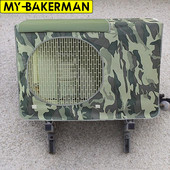 Oxford auduma gaisa kondicionētāja tīrīšanas vāks pretputekļu pretsniega tīrīšanas vāks ūdensizturīgs āra gaisa kondicionēšanas pārsegs