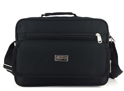 Geanta barbati cu buzunar exterior