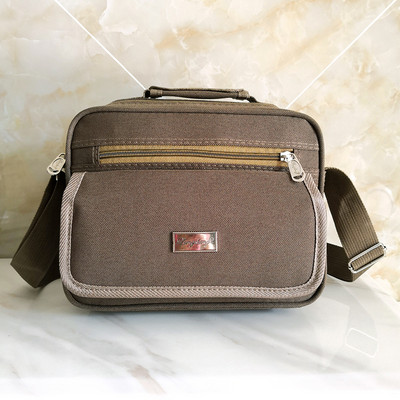 Geanta barbati cu buzunar exterior