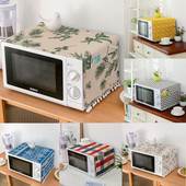 1 ks vianočný kryt na mikrovlnnú rúru s potlačou ihličia, bavlnený ľanový, 30x90 cm, severský geometrický kryt na guľu s strapcami