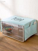 vanzlife Βαμβακερό και λινό κάλυμμα φούρνου μικροκυμάτων σετ λαδιού κάλυμμα πετσέτας πανί κάλυμμα ηλεκτρικού φούρνου φούρνου μικροκυμάτων κάλυμμα σκόνης