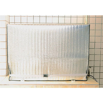 Метално алуминиево фолио Покритие на климатика Външен климатик Защита на сенника Сребърен външен капак на климатика