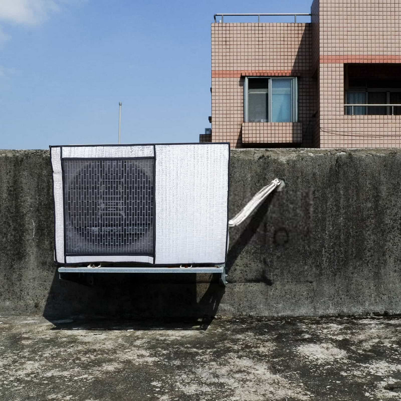 Kryt klimatizácie pre okenné jednotky, kryty okenných klimatizácií, vonkajší, umývateľný, odolný, ľahko použiteľný kryt klimatizácie pre vonkajšie použitie.