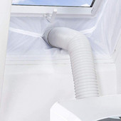 1 set tkanine za brtvljenje prozora Univerzalna učinkovita netkana tkanina Ergonomski dizajn Uslužna brtva za prozore klima uređaja Kućanstvo